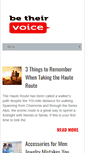 Mobile Screenshot of betheirvoice.org